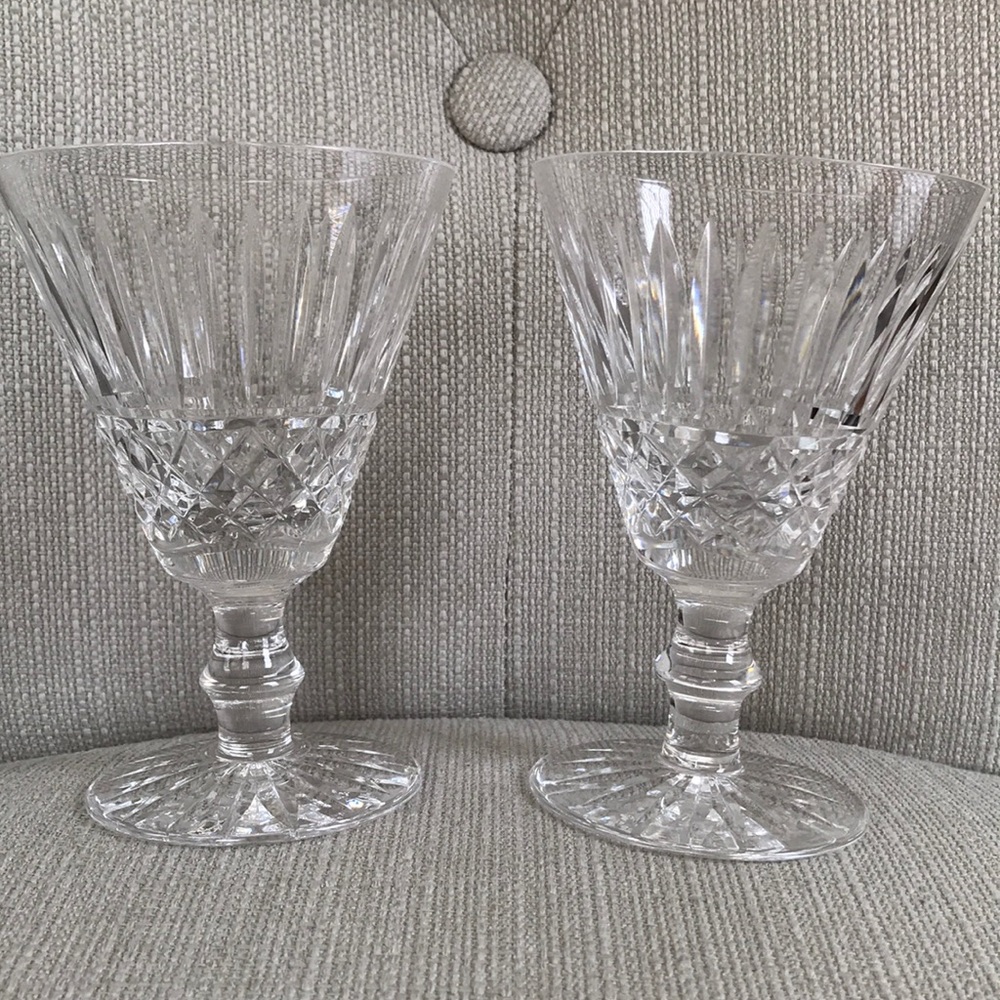 Waterford Crystal Water Goblets - Rare Tramore